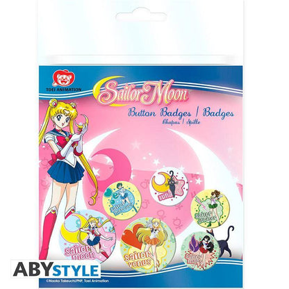 Sailor Moon - Button Set Sailor Kriegerinnen