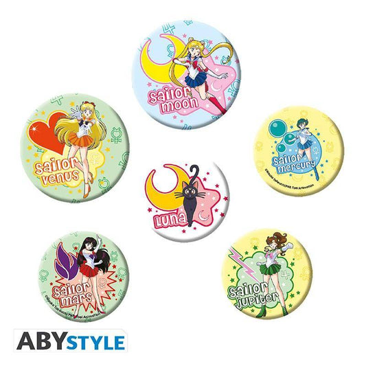 Sailor Moon - Button Set Sailor Kriegerinnen