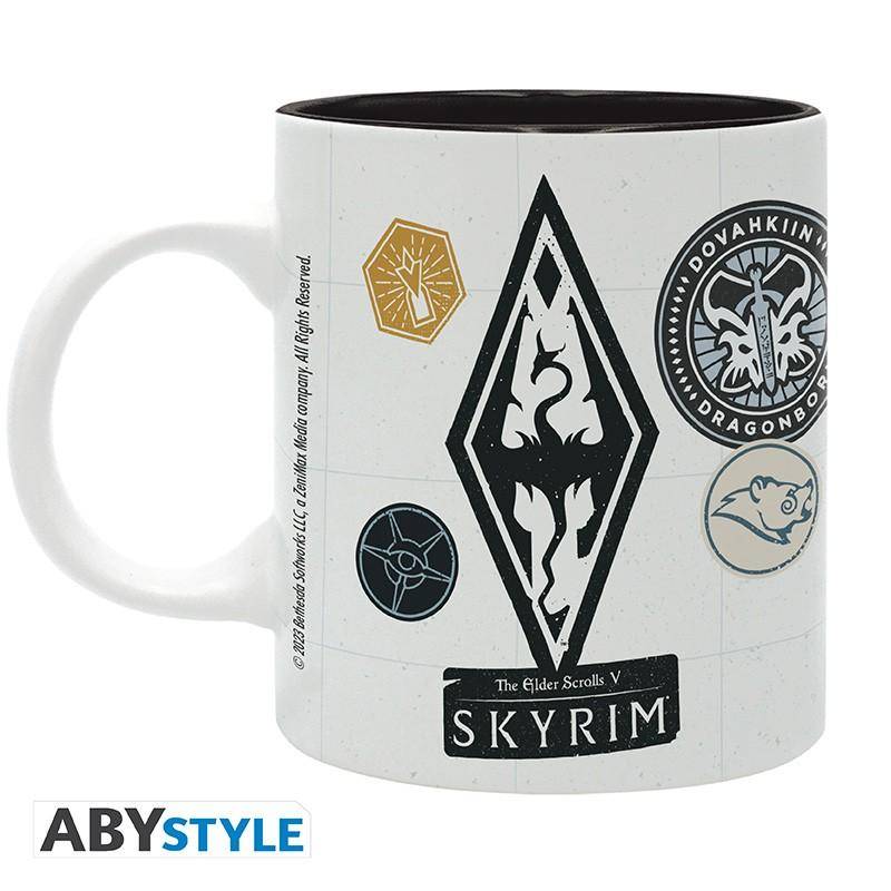 The Elder Scrolls - Tasse Skyrim Aufkleber - 320 ml