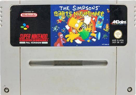 SNES - The Simpsons Barts Nightmare - Nur Modul (Gebraucht)