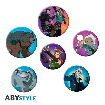 The Legend of Vox Machina - Button Set Charaktere