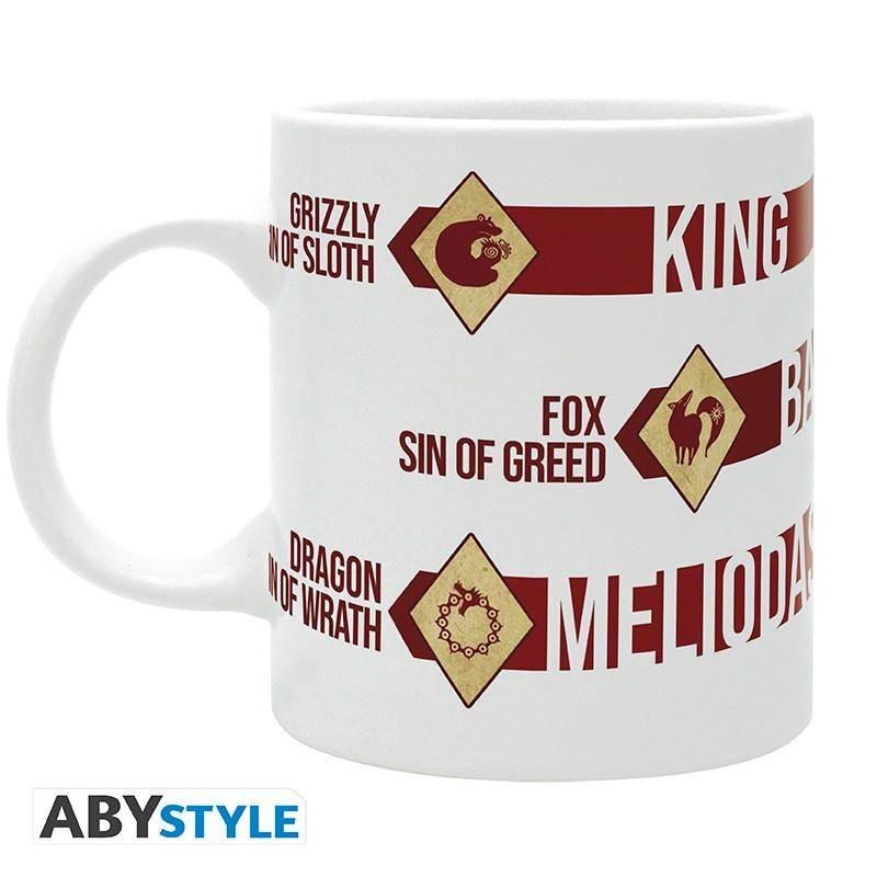 Seven Deadly Sins - Tasse Meliodas, Ban & King - 320 ml
