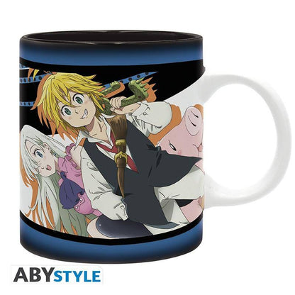 Seven Deadly Sins - Tasse Meliodas, Elizabeth & Hawk - 320 ml