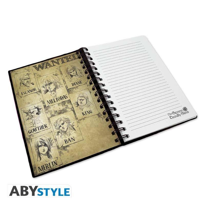 Seven Deadly Sins - Notizbuch Charaktere - A5