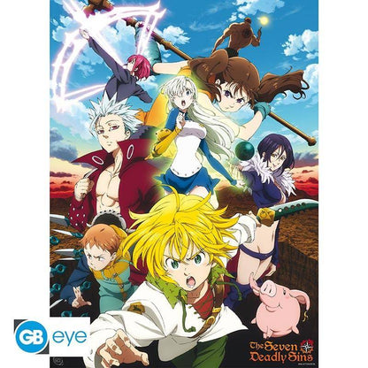 Seven Deadly Sins - Poster Set Charaktere - 52 x 38 cm