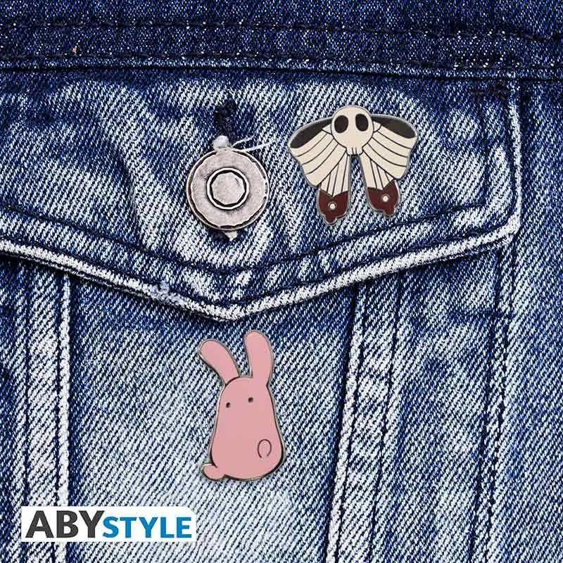 Mein Schulgeist Hanako - Pin Set Mokke & Nene's Schleife