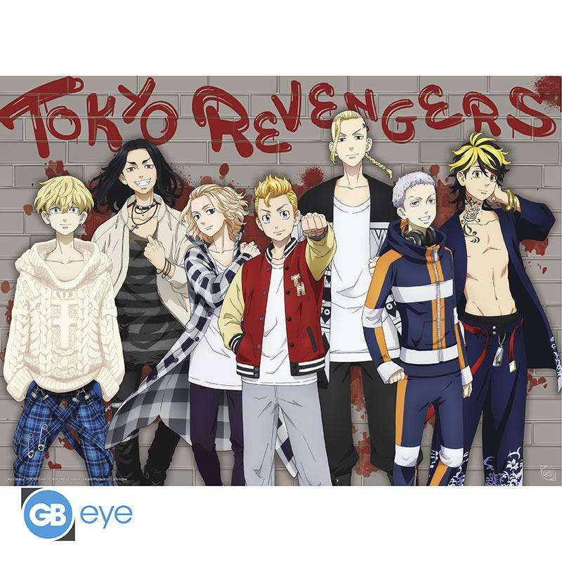 Tokyo Revengers - Poster Doppelpack Gruppe - 52 x 38 cm