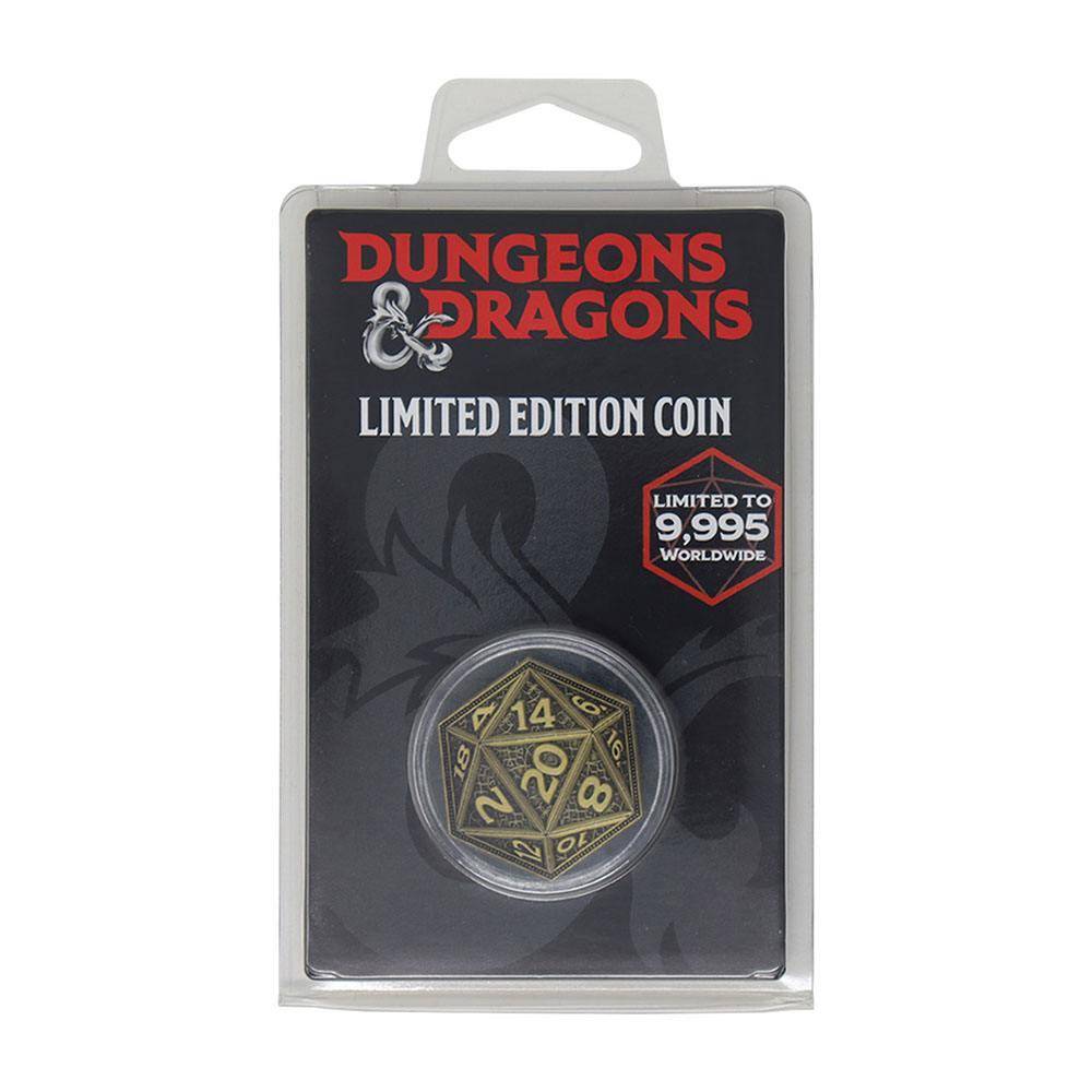 Dungeons & Dragons - Münze Drache & Würfel