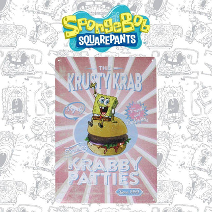 SpongeBob Schwammkopf - Metallschild Krosse Krabbe