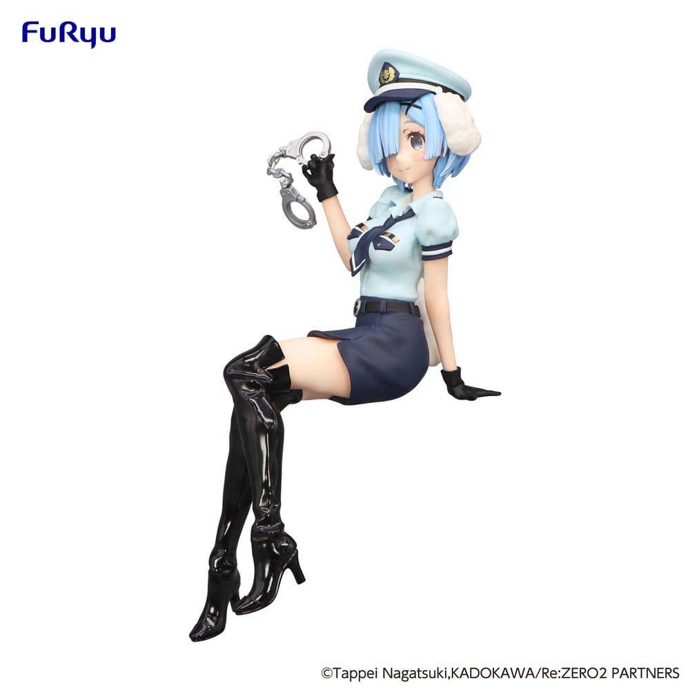 Re:Zero - Noodle Stopper Statue Rem (Police Officer Dog) - 14 cm
