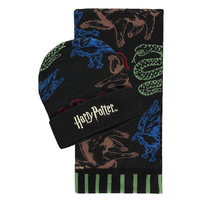 Harry Potter - Mütze & Schal Set Hogwarts