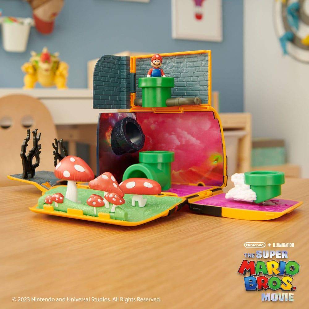 Der Super Mario Bros. Film - Action-Spielzeug Bus mit Minifiguren