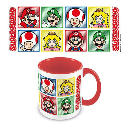 Super Mario - Tasse Charaktere Bunt - 315 ml