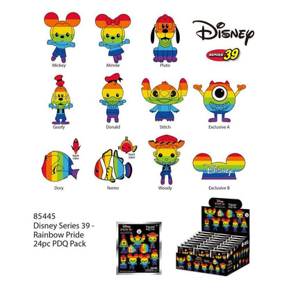 Disney - Mystery Box PVC Schlüsselanhänger Regenbogen Pride (Serie 39)