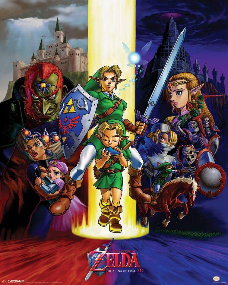 The Legend of Zelda - Poster Ocarina of Time - 40 x 50 cm