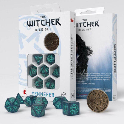 The Witcher - Würfelset Yennefer Oberste Zauberin - 7 Stk