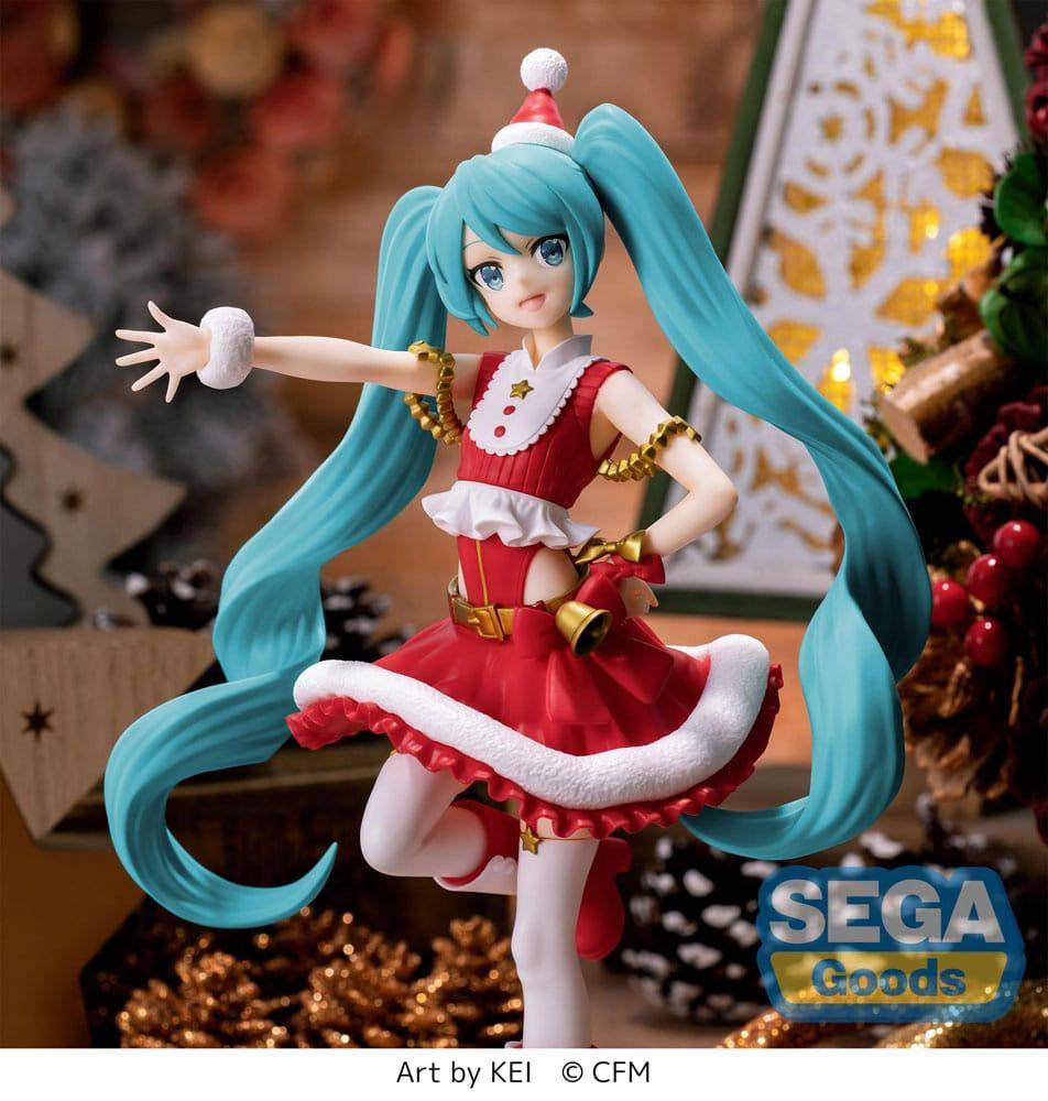 Hatsune Miku - Statue Hatsune Miku (Weihnachten 2023) - 20 cm