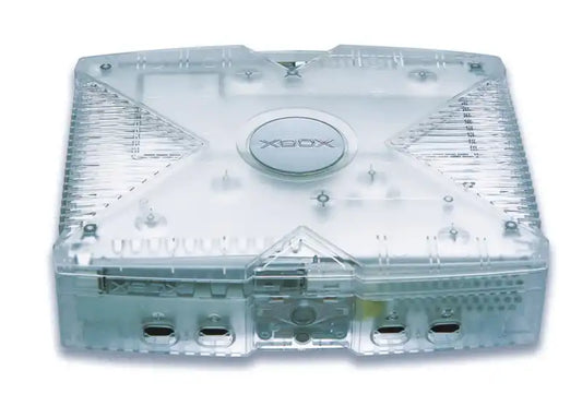 XBOX Classic - Konsole - Crystal Clear - Ohne Controller (Gebraucht)