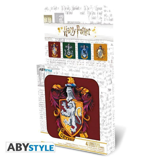 Harry Potter - Untersetzer Hauswappen - 4 Stk