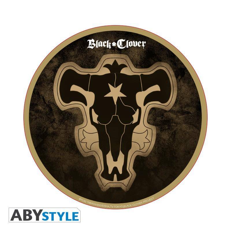 Black Clover - Mauspad - Black Bull Emblem - in Form