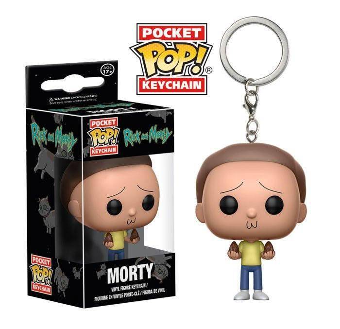 Rick and Morty Pocket POP! Vinyl Schlüsselanhänger Morty 4 cm