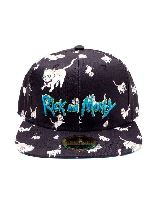 Rick and Morty Snapback Kappe Cats AOP