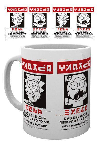 Rick and Morty Tasse Wanted