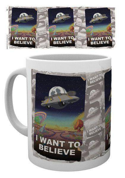 Rick and Morty Tasse I Want To Believe