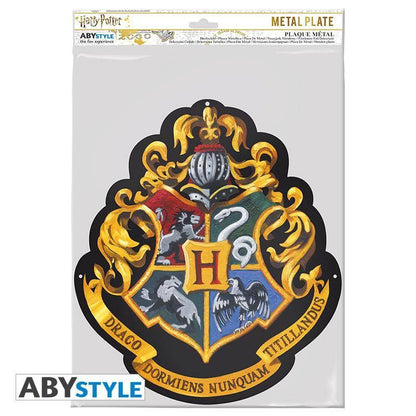 Harry Potter Blechschild Hogwarts (28x32cm)