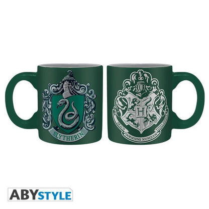 Harry Potter 2 Espressotassen Slytherin und Hufflepuff Set