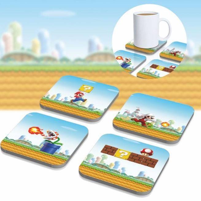 Super Mario 3D Untersetzer 8er-Pack