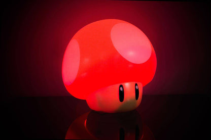 Super Mario Lampe mit Soundfunktion Power-Up Pilz 12 cm