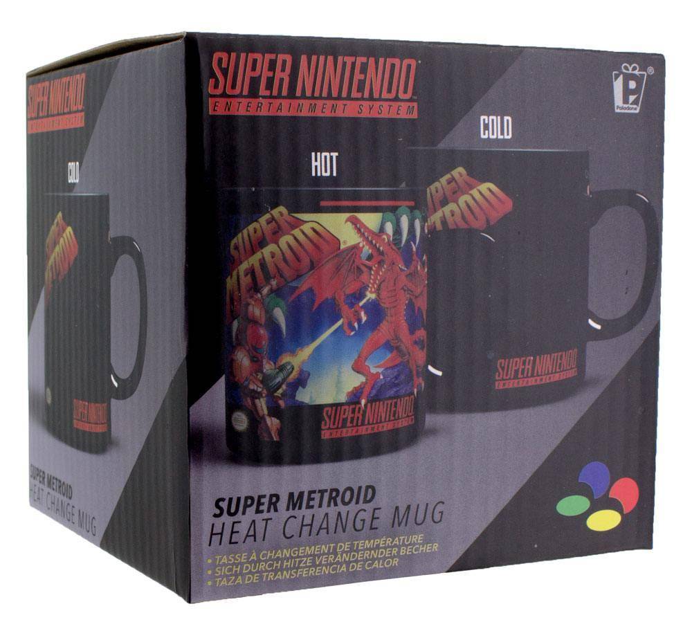 Super Nintendo Tasse mit Thermoeffekt Super Metroid