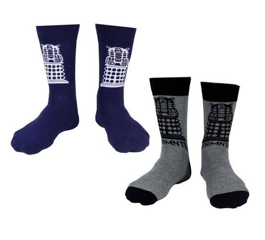 Doctor Who Herren Socken Doppelpack Dalek