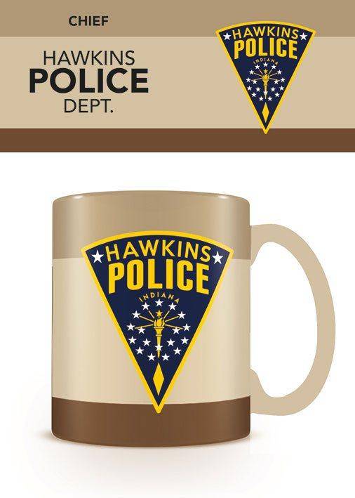 Stranger Things Tasse Hawkins Police