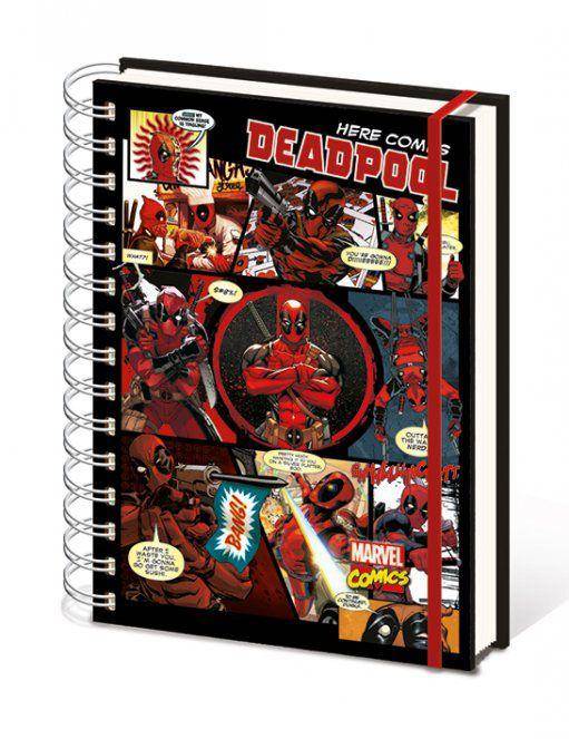 Marvel Comics Notizbuch A5 Deadpool