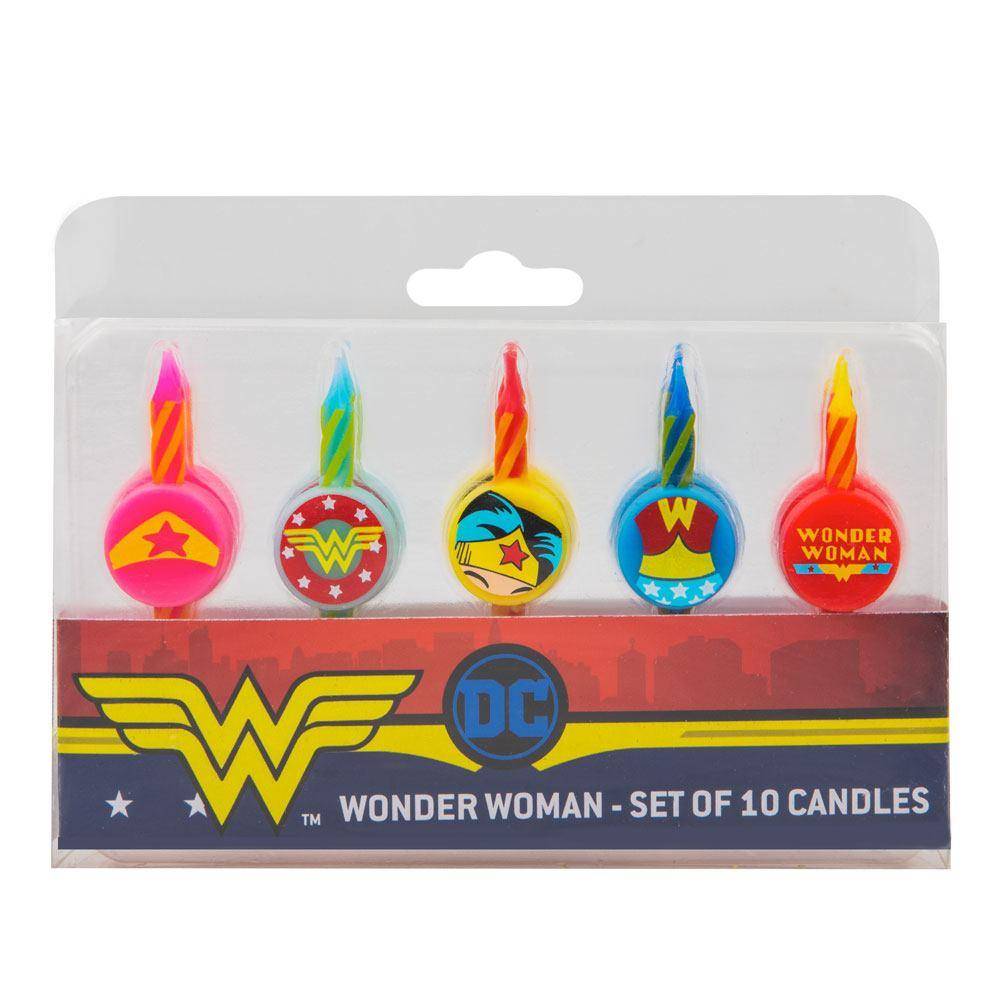 DC Comics Kuchenkerzen 10er-Pack Wonder Woman
