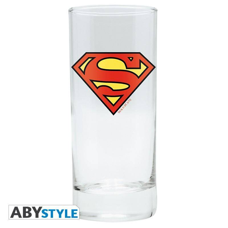 DC Comics Pack Superman Glas + Schnapsglas + Espresso Tasse