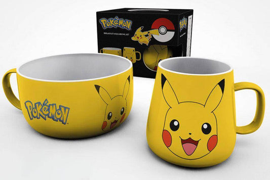 Pokémon - Geschenkset Frühstück - Tasse & Schüssel