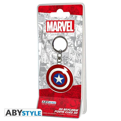 Marvel - Schlüsselanhänger 3D "Shield Captain America"