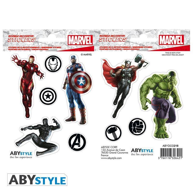 Marvel Mini-Aufkleber Avengers (16x11cm)