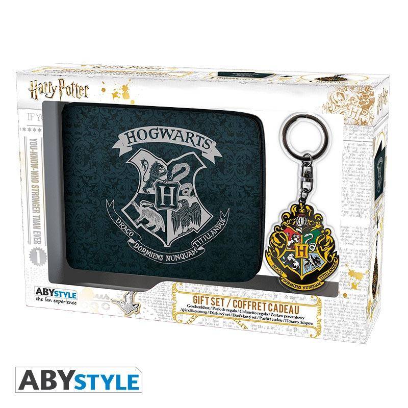 HARRY POTTER Pack Hogwarts Geldbeutel + Schlüsselanhänger