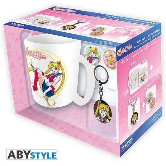 Sailor Moon Pack Tasse + Schlüsselanhänger + Button