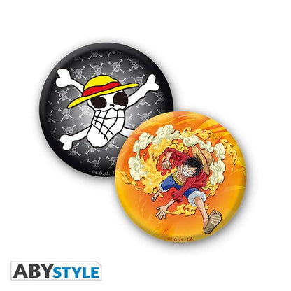 One Piece Pack Tasse + Schlüsselanhänger + Badges New World