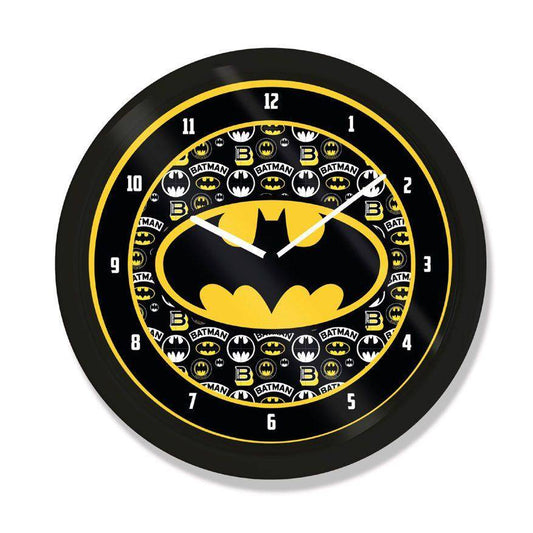 Batman Wanduhr Logo