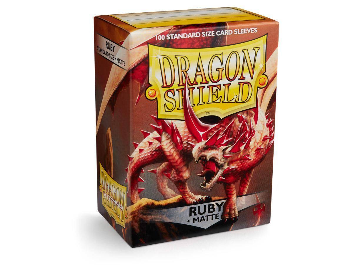 Dragon Shield - Kartenhüllen Standardgröße - Matt Ruby (100)