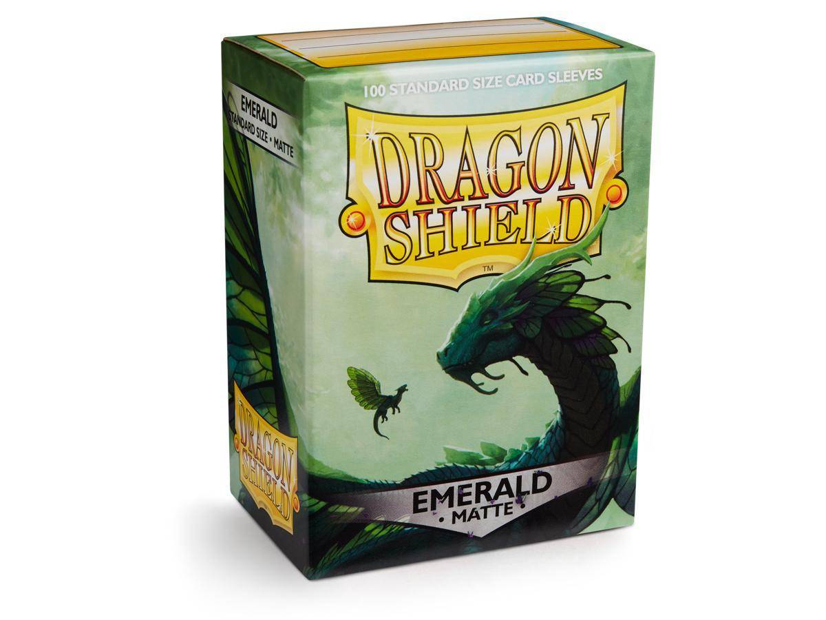 Dragon Shield Matte Kartenhüllen - Emerald (100 Kartenhüllen)