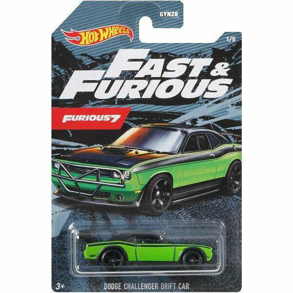 Hot Wheels Fast & Furious Dodge Challenger Drift Car