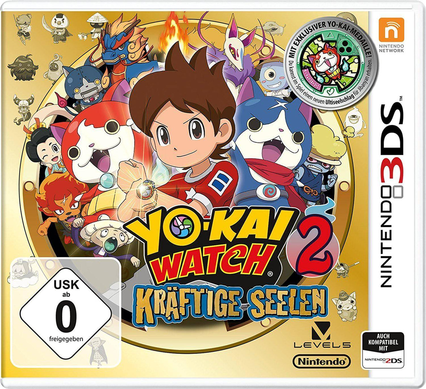 3DS - Yo Kai Watch 2 Kräftige Seelen (Gebraucht)