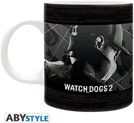Watch Dogs 2 - Tasse - Schwarz & Weiß - 320 ml